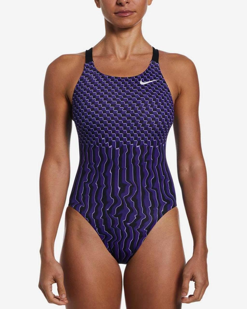 Maillot de bain Nike Swim Fast Back One Piece noir lilas femme - 22