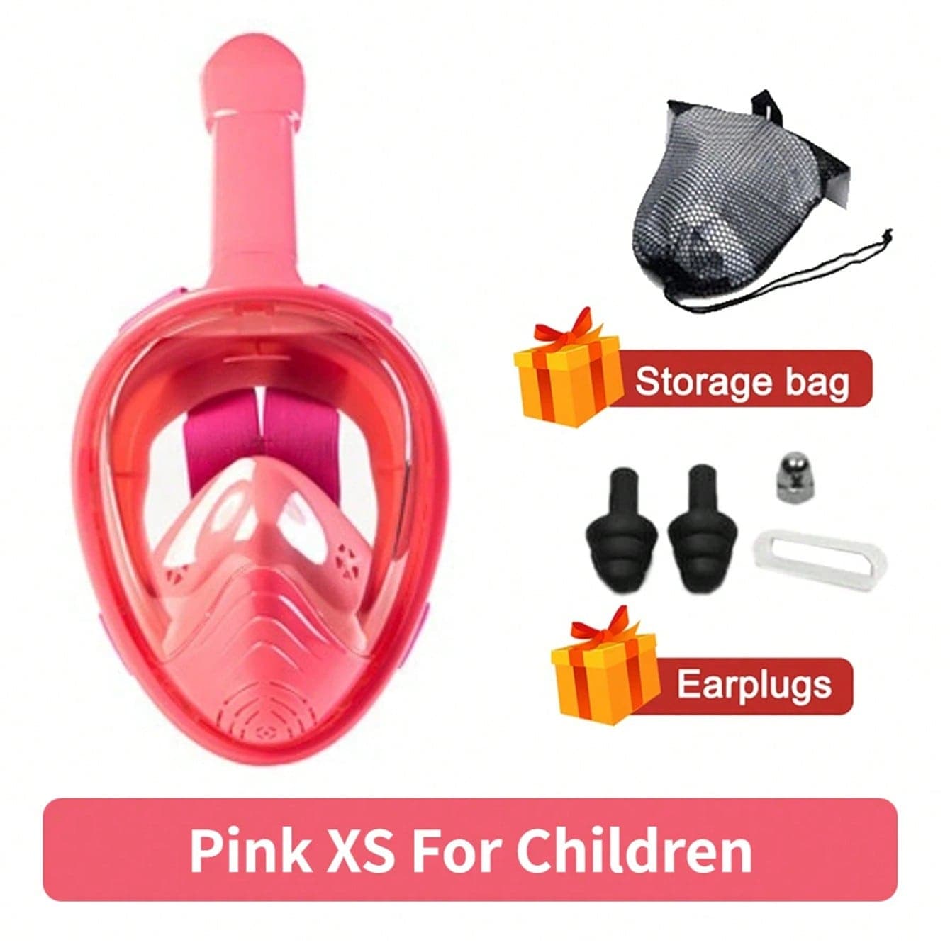 1 Pièce Masque De Plongée En Silicone, Masque De Snorkeling Sec Complet, Équipement De Natation Pour Enfants Et Adultes